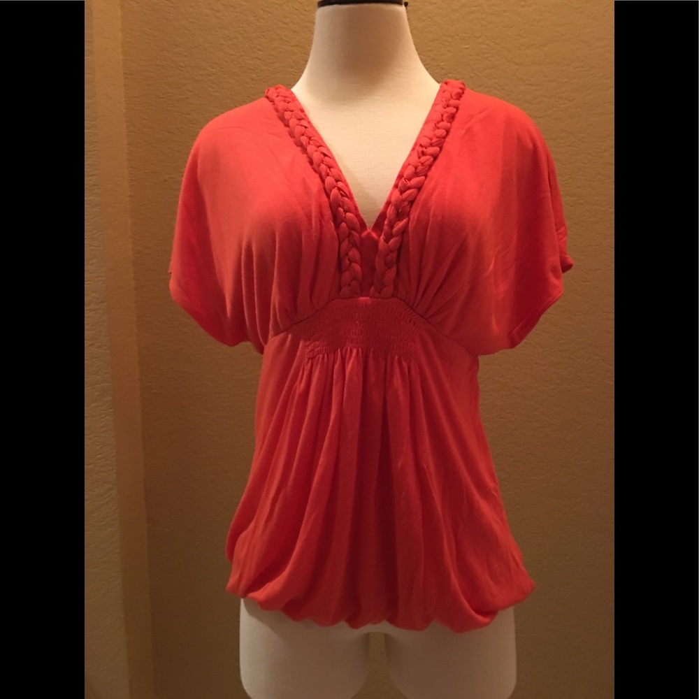 ABS Allan Schwartz Collection Coral Top